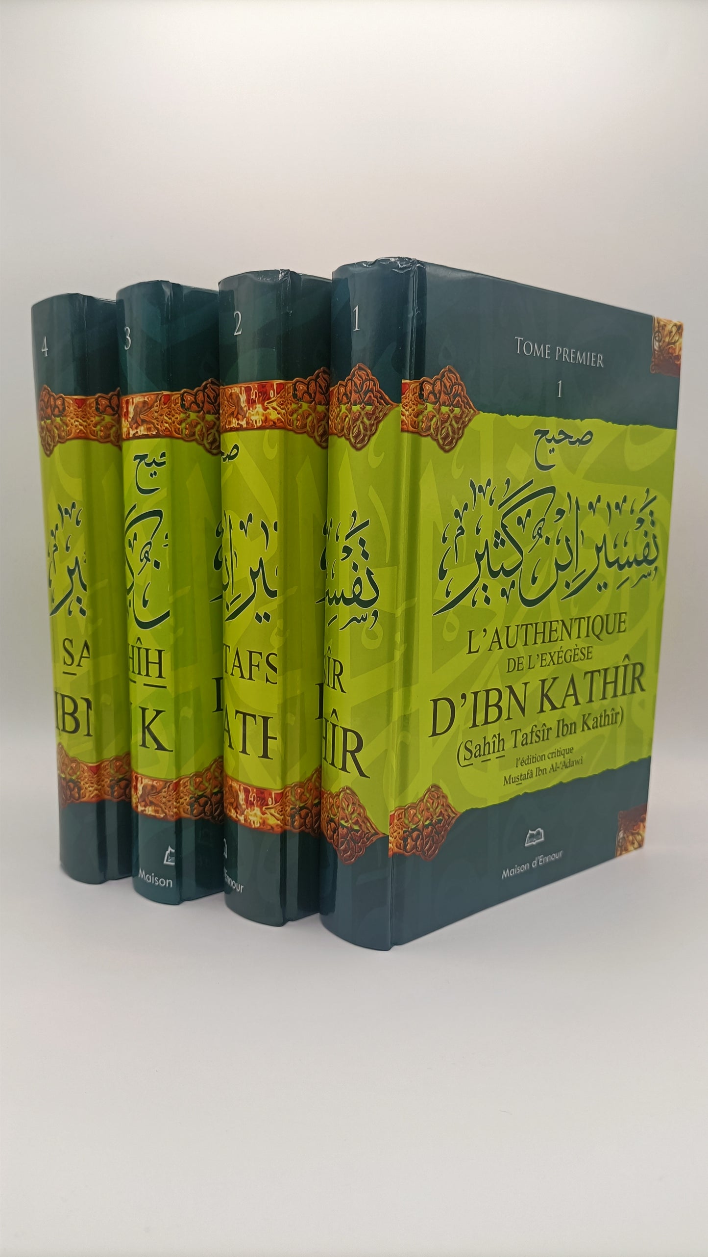 L'Authentique De L'Exégèse D'Ibn Kathîr (Sahîh Tafsîr Ibn Kathîr) 4 Tomes,L’édition Critique Mustafâ Ibn Al-'Adawî, Version Fr