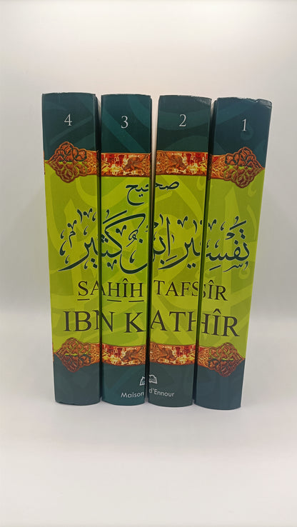 L'Authentique De L'Exégèse D'Ibn Kathîr (Sahîh Tafsîr Ibn Kathîr) 4 Tomes,L’édition Critique Mustafâ Ibn Al-'Adawî, Version Fr