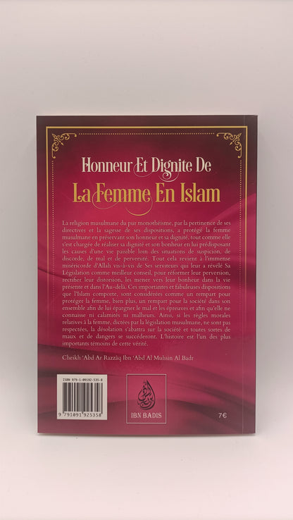 Honneur Et Dignité De La Femme En Islam, De Cheikh 'Abd Ar Razzâq Ibn 'Abd Al Muhsin Al Badr