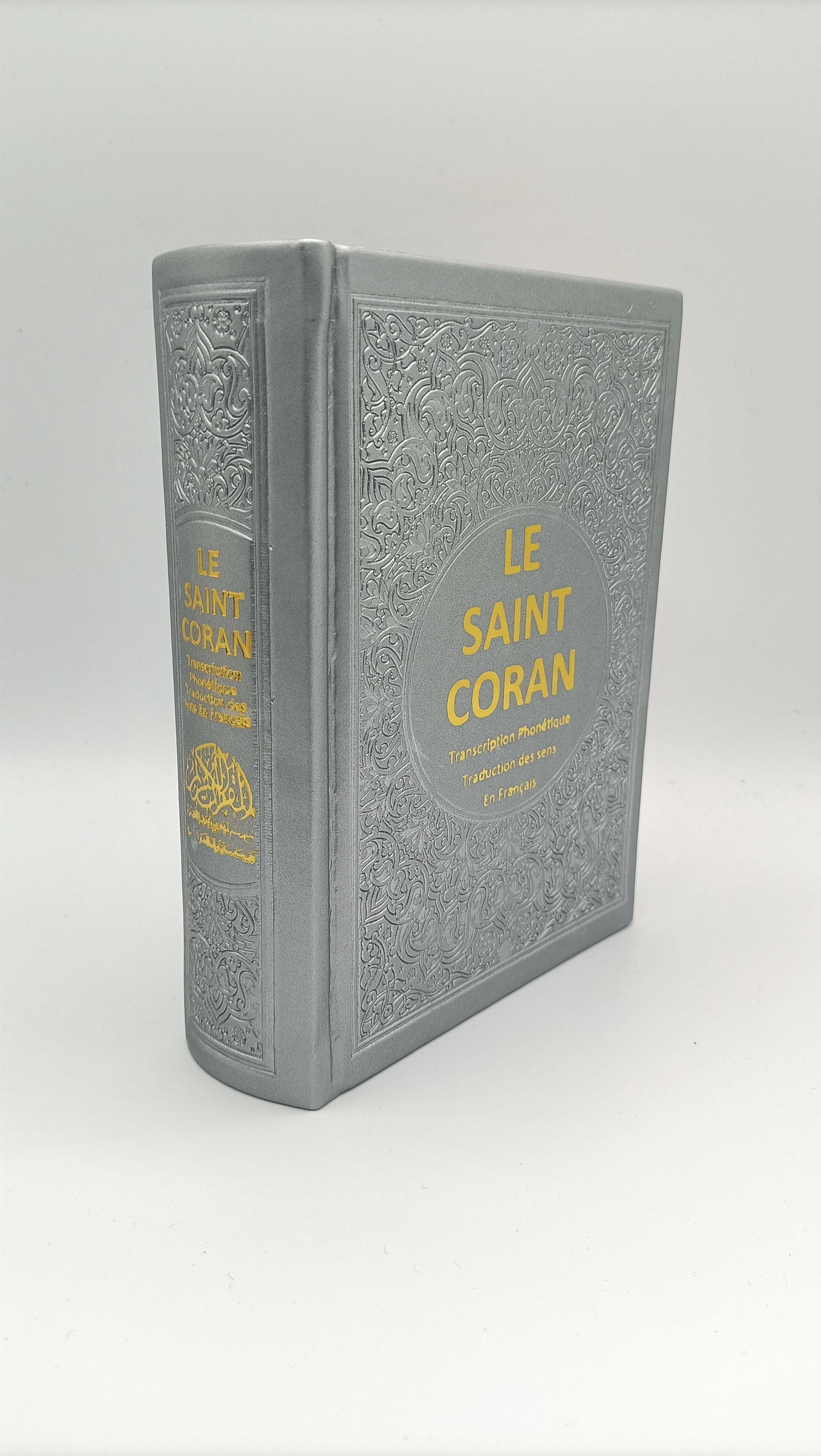 Le saint coran Arabe / Français et Phonétique - Argenté