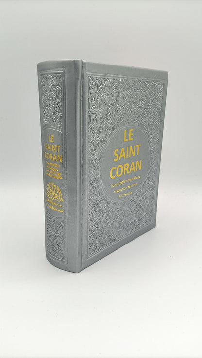 Le saint coran Arabe / Français et Phonétique - Argenté